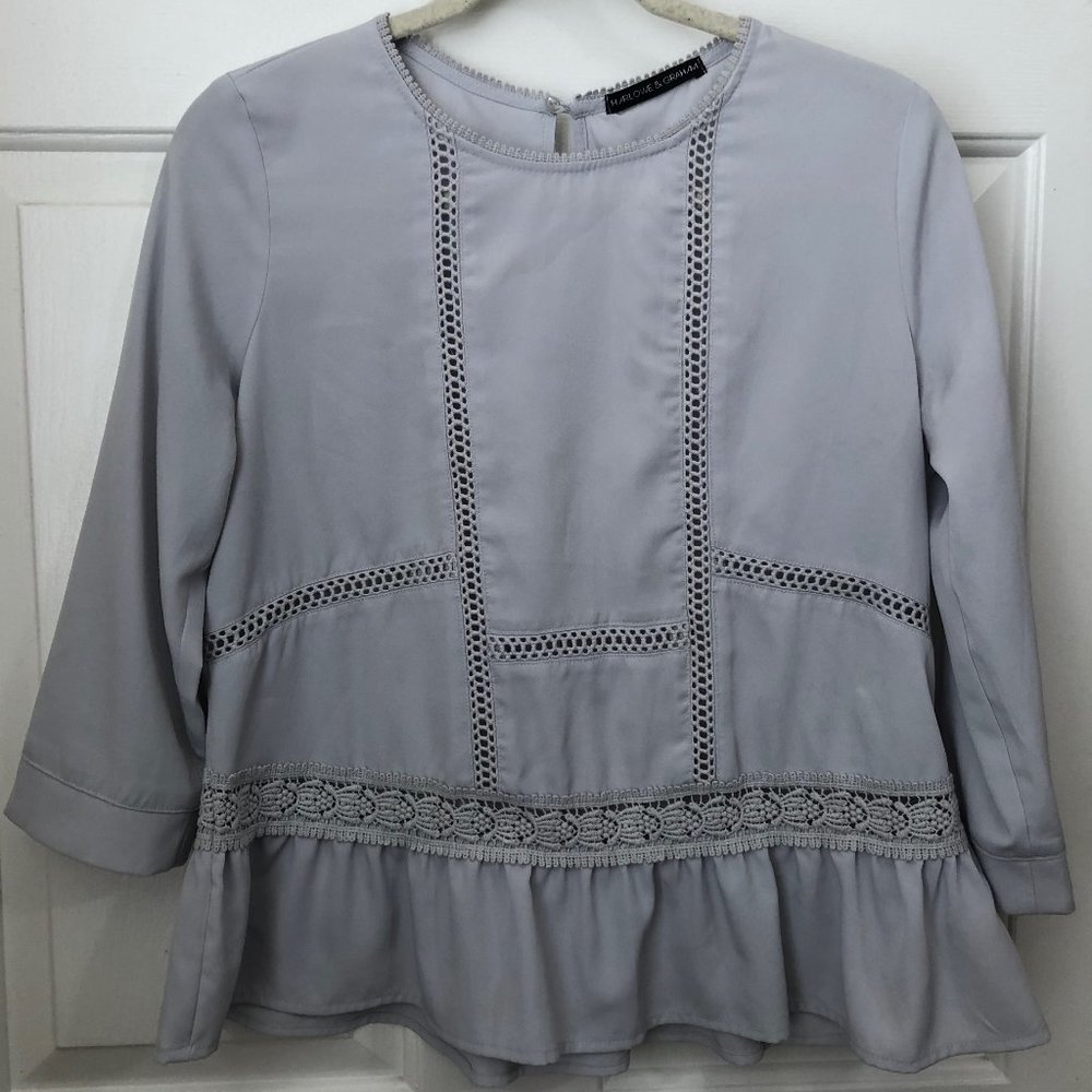 Cute Boho Baby Doll Blouse